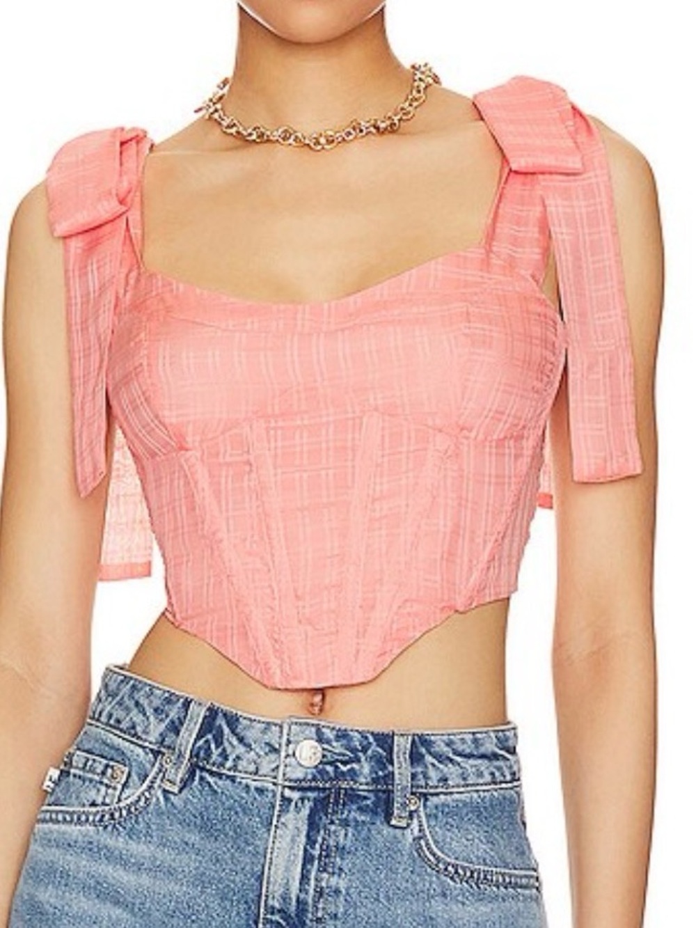 Majorelle Martina Corset Top Coral
